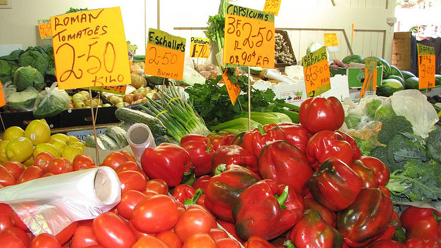 Fresh Veggies at the Farmers Market in Townsville Australia