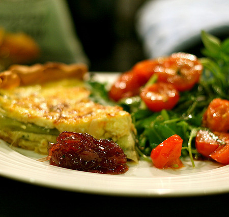 Onion tart by Kirsten Loza on Flickr