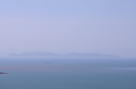 Townsville Australia Looking out over the ocean