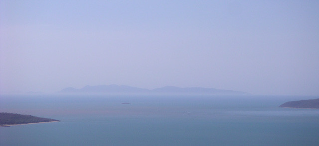 Townsville Australia Looking out over the ocean